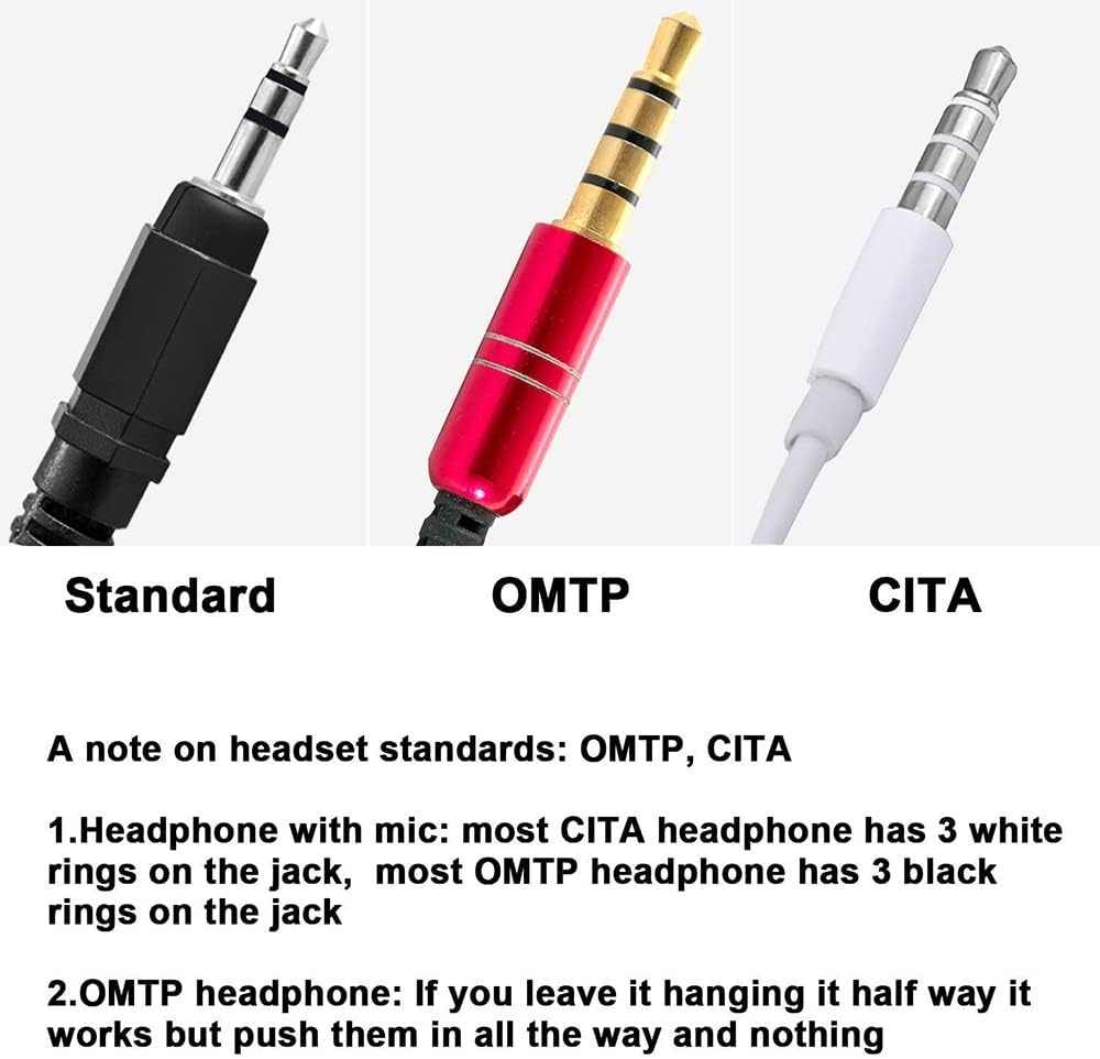 6 Pack Airplane Airline Headphones Adapter Gold Plated for Headsets,3.5mm Dual Male to 3.5mm Female Jack Connectors Converters - Image 6