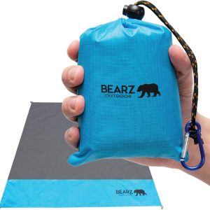 Pocket Blanket - Waterproof Picnic Blanket, Compact Travel Blanket, Picnic Blankets Waterproof Foldable Lightweight for Beach, Hiking, Festival Accessories