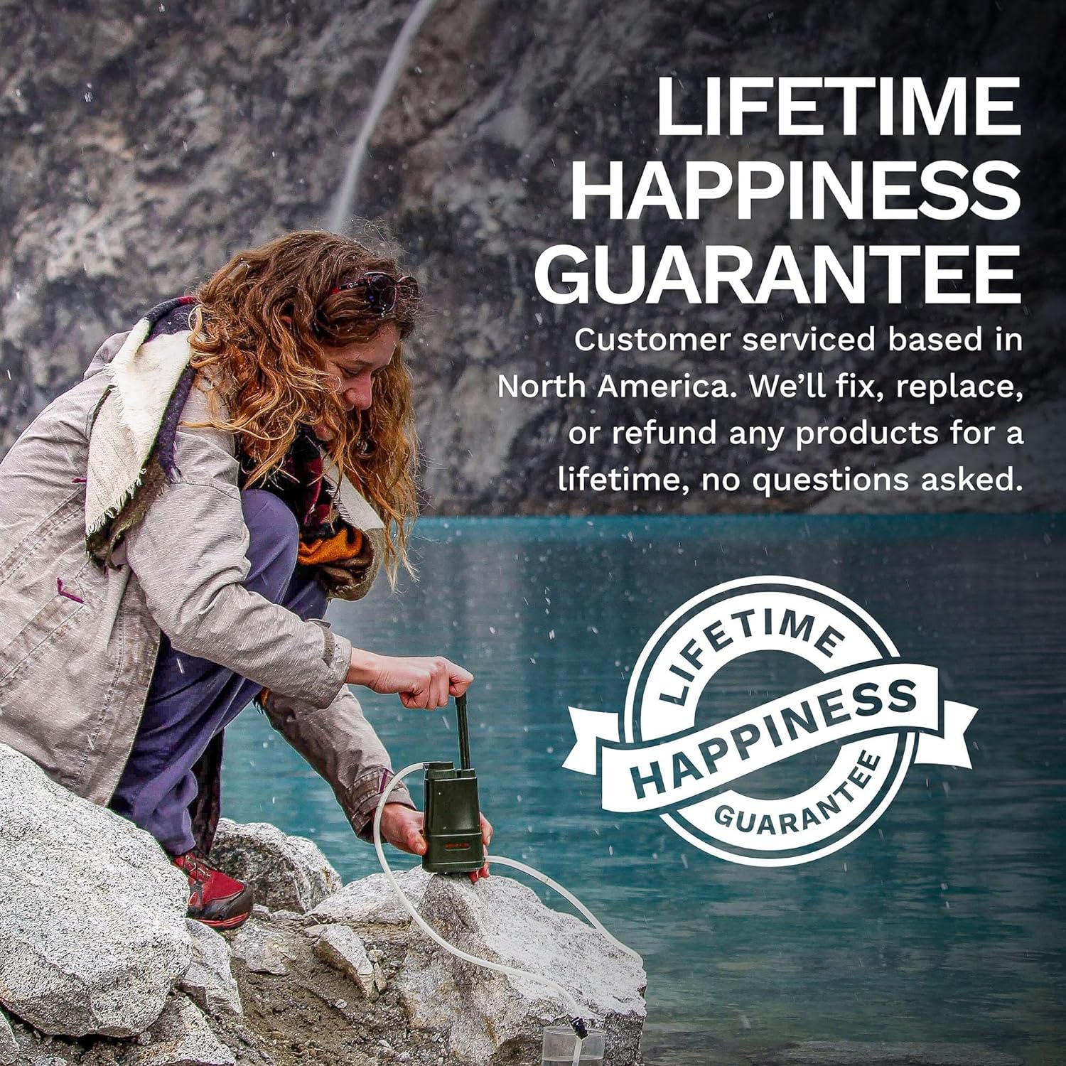 Survivor Filter PRO - Hand Pump Camping Water Filtration System Survival - Water Purifier Survival - Image 6