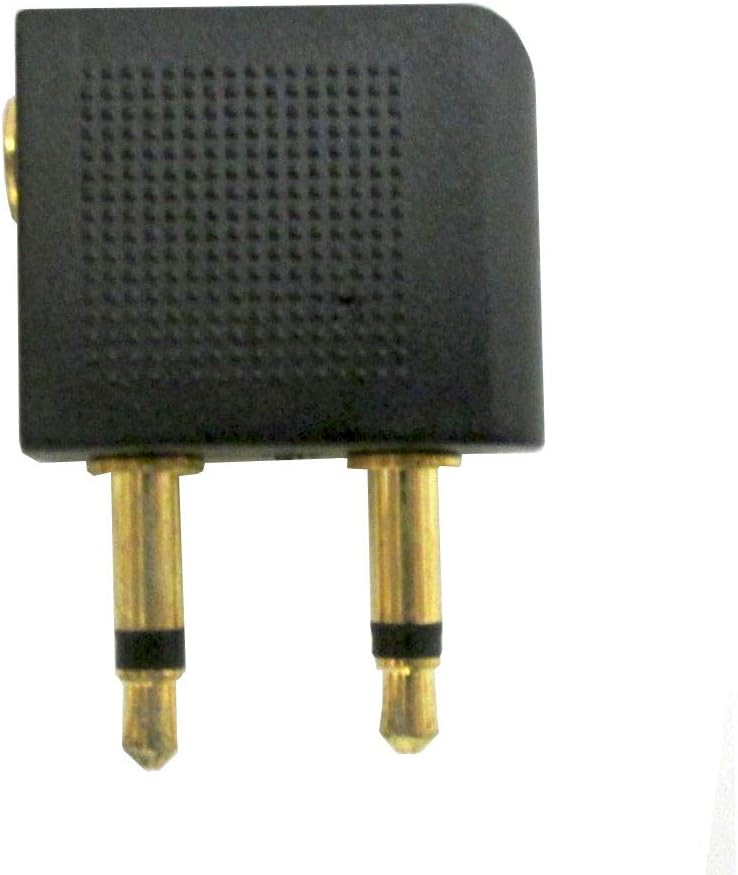 Trisonic AIRPLANE HEADPHONES JACK ADAPTER PLUG AIRLINE ADAPTOR EARPHONE EAR AUDIO TRAVEL - Image 5
